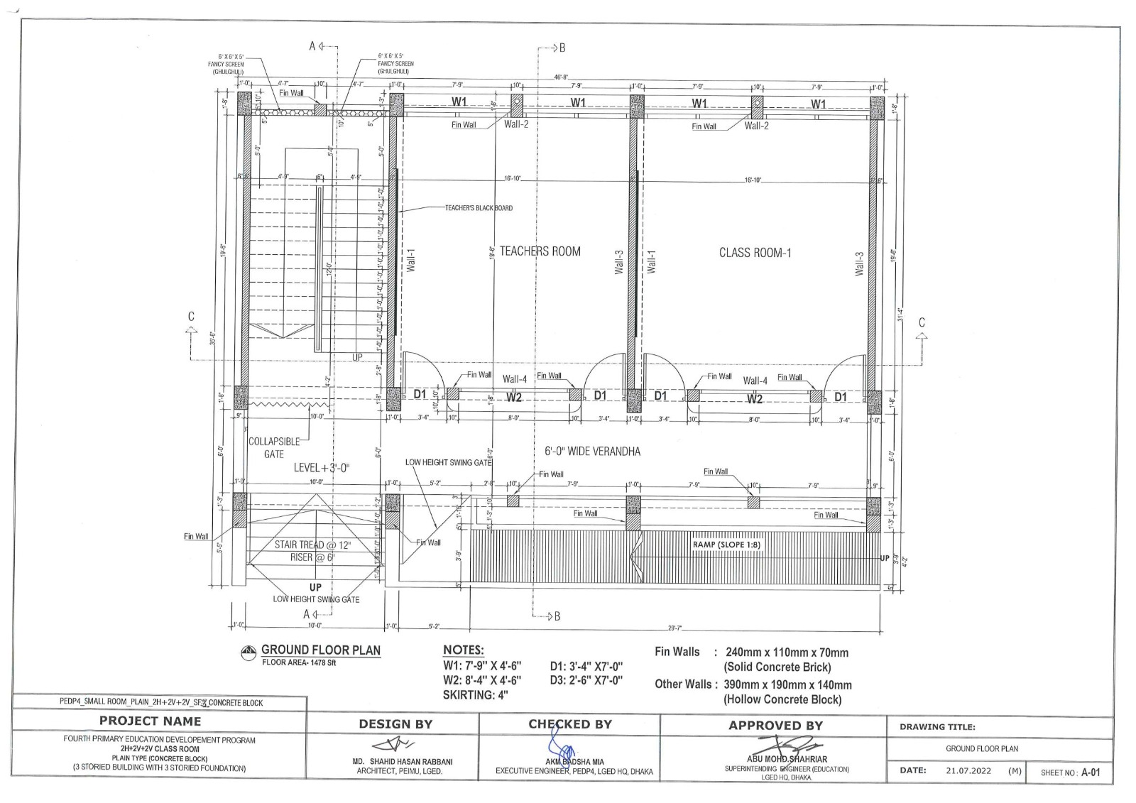 LGED floor plan